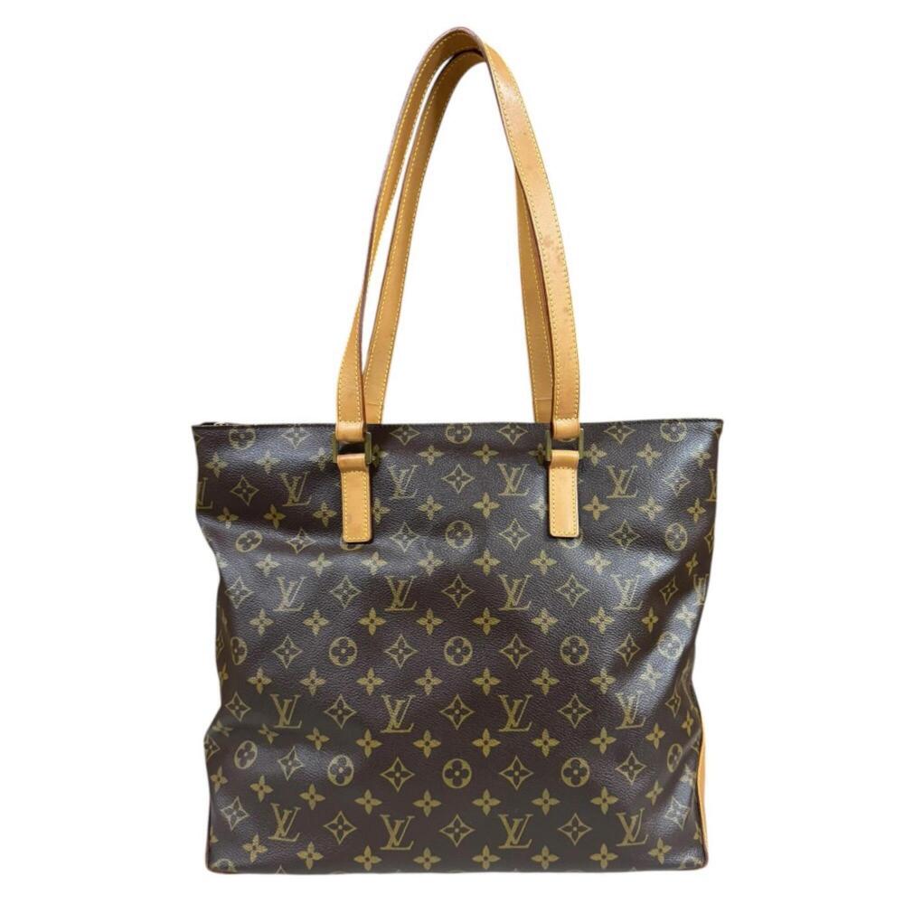 LOUIS VUITTON Brown Monogram Canvas Tote Bag